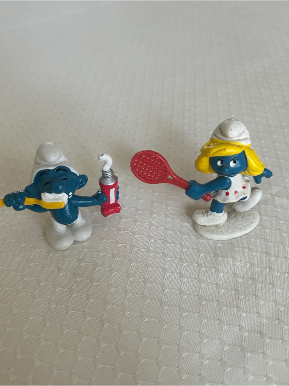 Tennis Smurfette And Toothpaste Smurf Vintage PVC Figure Peyo
Schleich 1979 -81 - Picture 2 of 4